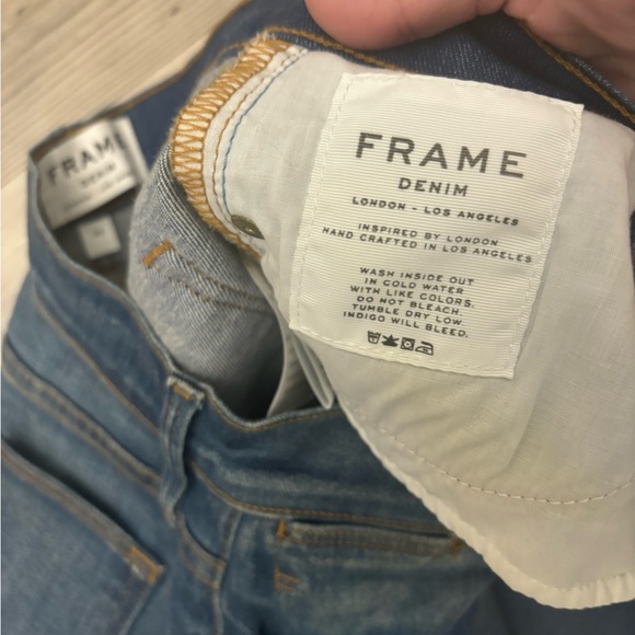 Frame Denim Lorna High rise Goucho jeans size 25 - Picture 3 of 7